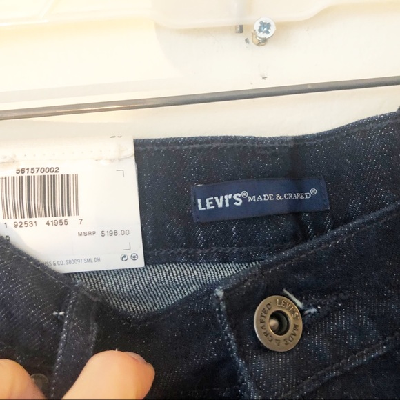 LEVI’S NWT STEM FLARE JEANS MID-RISE SZ 28 ANTHRO - Picture 4 of 4